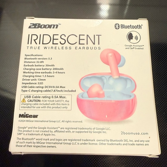 ⚡️⚡️🔥🔥 MOVING SALE New Iridescent True Wireless Earbuds - Picture 2 of 2